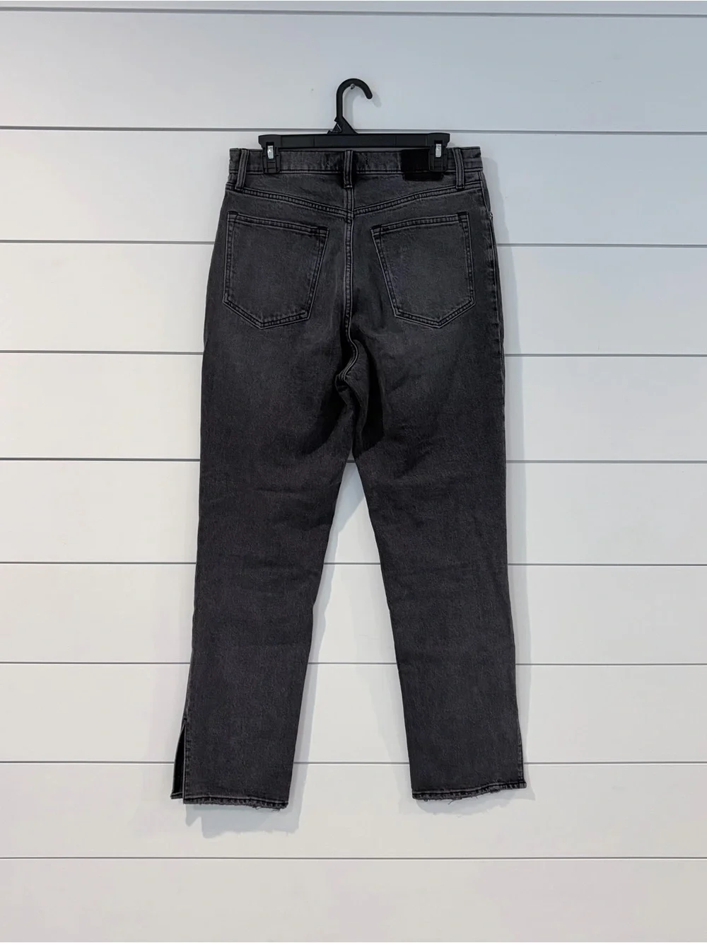 Abercrombie 90s Straight Ultra High Rise Gray Jeans Grunge Y2K 30 Charcoal - Picture 5 of 14